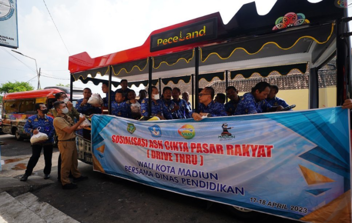 Pemkot Madiun Sosialisasi Belanja Drive Thru di PBM, Gunakan Aplikasi untuk Kemudahan Tanpa Turun dari Kendaraan