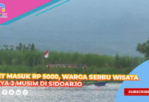 Tiket Masuk Rp 5000, Warga Serbu Wisata Buaya 2 Musim Di Sidoarjo
