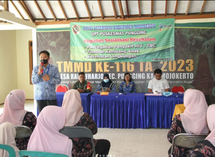 "TMMD Ke-116 Kodim 0815/Mojokerto: Sosialisasi Kesehatan Tambah Wawasan Masyarakat Randuharjo"