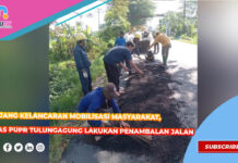 Dinas PUPR Kabupaten Tulungagung: Perbaikan Infrastruktur Jalan Melalui Teknik Coldmix Untuk Keselamatan Pengguna Jalan”