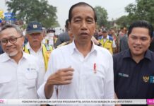 Presiden Jokowi "Nikmati" Kunjungan Kerja ke Lampung dengan Jalanan Berlubang