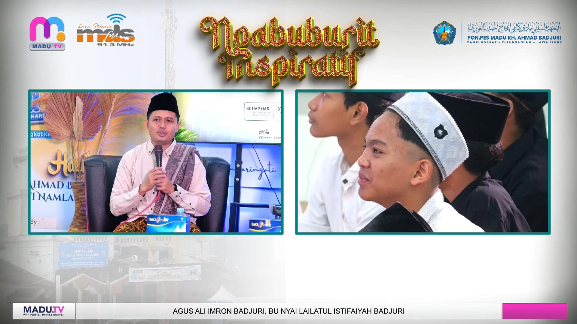 Kegiatan ini diikuti dengan penuh antusias oleh para santri putra dan putri, siswa-siswi SMP Islam KH. Ahmad Badjuri, serta para jamaah Fatayat. Acara semakin syahdu dengan lantunan sholawat dari grup PAC Fatayat NU Kecamatan Ngantru Al Raudhah dan dipandu dengan hangat oleh Host Tika Nifatul Chusna, M.Pd.