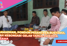 20 Ramadhan, Pondok Pesantren Bustanul Falah Kebonsari Gelar Tahlil dan Doa Bersama