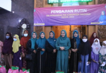 TP.PKK Kabupaten Sidoarjo Manfaatkan Momentum Ramadhan dengan Menggelar Pengajian Rutin