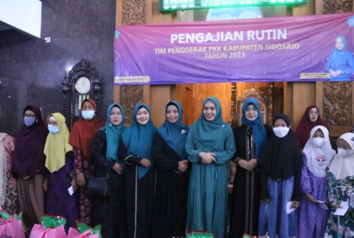TP.PKK Kabupaten Sidoarjo Manfaatkan Momentum Ramadhan dengan Menggelar Pengajian Rutin