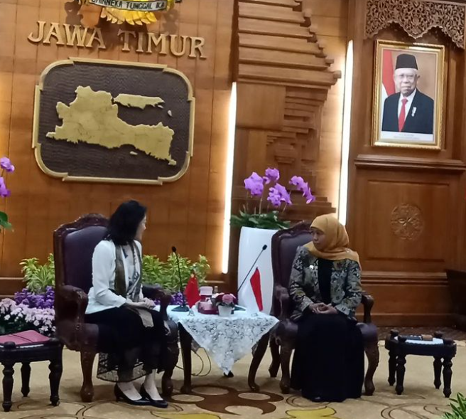 Gubernur Jawa Timur Bahas Potensi Kerjasama dengan Dubes Tiongkok