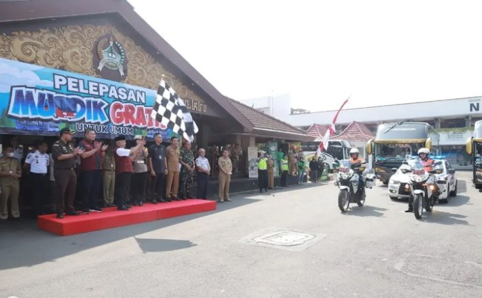 Bupati Malang Resmikan Program Mudik Gratis Lebaran 2023