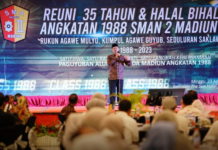 "Kemajuan Kota Madiun: Wali Kota Ajak Alumni SMAN 2 Angkatan 88 Berkontribusi dalam Pembangunan"