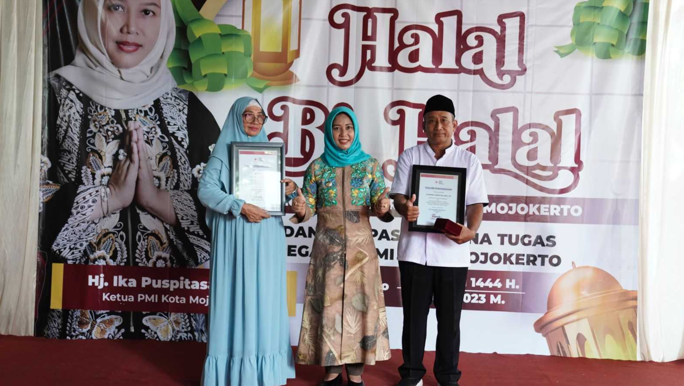 Wali kota juga melakukan pelepasan terhadap sejumlah pegawai purna tugas