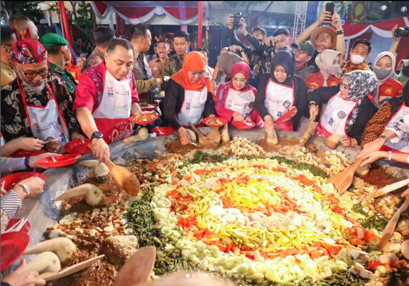 Festival Rujak Uleg 2023 Surabaya: Perpaduan Budaya, Kuliner, dan Semangat Kebersamaan di HJKS ke-730