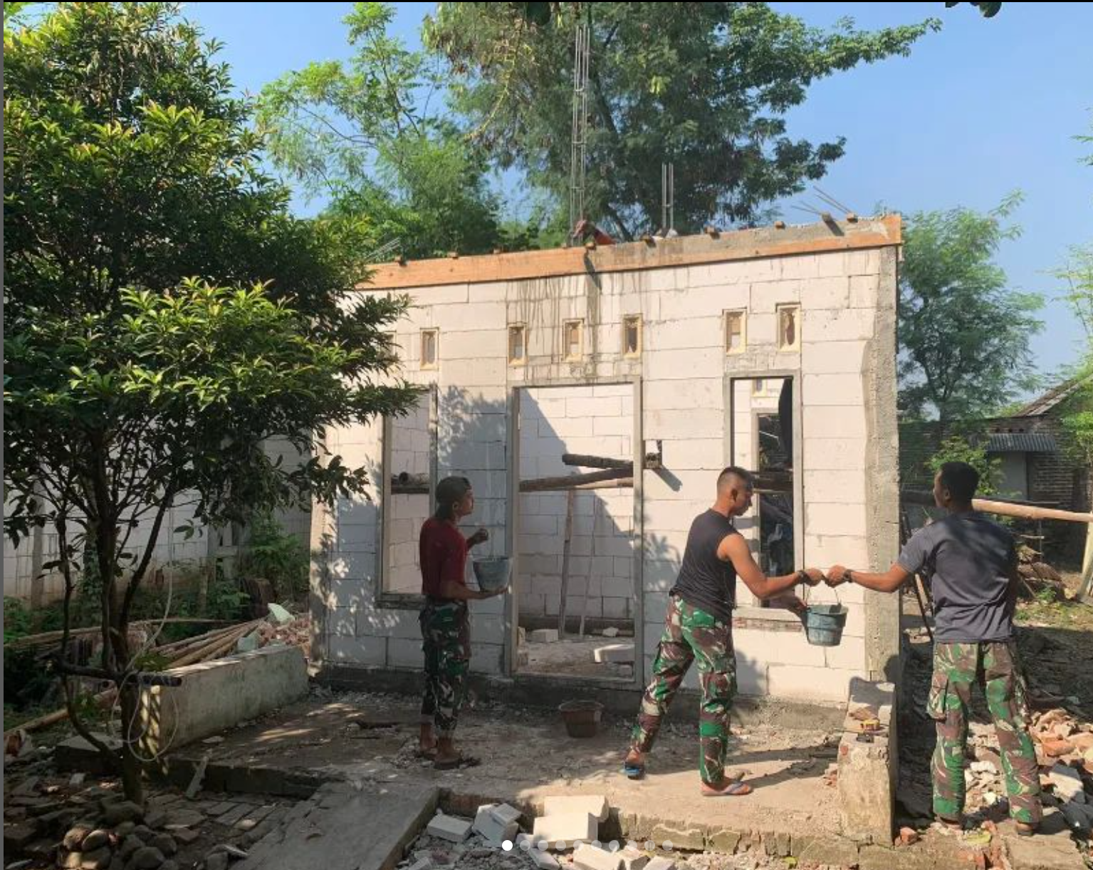 Satgas TMMD 116 Mojokerto, Sasar Rutilahu Warga Dusun Randurancang