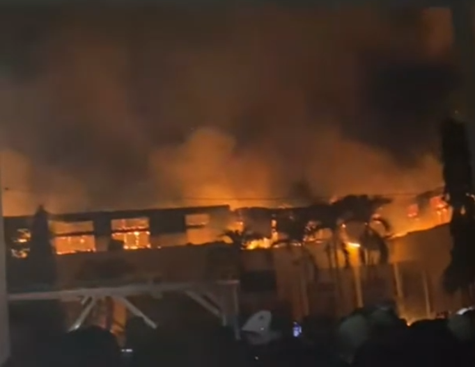 Kebakaran Gedung SMAN 4 Gorontallo