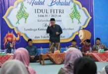Wakil Wali Kota Kediri Qowimuddin Halal Bihalal di Kelurahan Ketami
