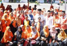 Mbak Wali dan Wakilnya Hadiri Halal Bihalal dan Milad Ke-23 PKS di Kawasan Kolam Renang Selomangleng
