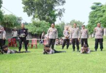 Polres Kediri Kota Gelar Latihan Menembak, Tingkatkan Kemampuan dan Kedisiplinan