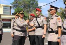 Kapolres Kediri Kota Pimpin Sertijab Kasatreskrim, Kapolsek Banyakan dan Kapolsek Grogol