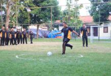Meriahkan Hari Bhayangkara Ke – 79 Polres Kediri Kota Gelar Turnamen Futsal Antar Satker Dan Polsek Jajaran