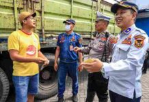 Cegah Praktik Kendaraan Over Dimension dan Over Loading (ODOL), Pemkot Kediri Bersama Tim Gabungan Gencar Lakukan Sosialisasi