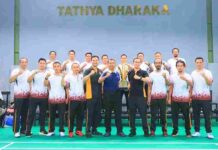 Kado Hari Bhayangkara ke-79, Polres Kediri Kota Sabet Juara l Turnamen Bulu Tangkis Kapolda Jatim Cup 2025