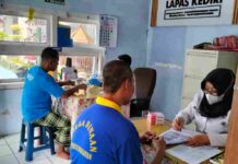 Deteksi Dini HIV, Lapas Kediri Jamin Hak Kesehatan WBP