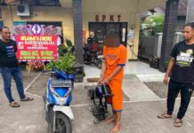 Jual Sasis Motor Curian via Facebook, Pelaku Diringkus Polsek Ringinrejo