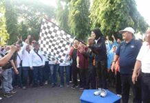 Berangkatkan Jalan Sehat, Mbak Wali Harapkan Pelajar Bisa Olahraga Tiap Hari