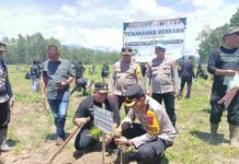 Polresta Banyuwangi Tanam Pohon untuk Mitigasi Bencana Hidrometeorologi