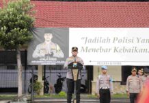 Kapolres Kediri AKBP.Bramastyo Priaji : Apel Perdana 2026, Polres Kediri Tegaskan Disiplin dan Pelayanan Publik