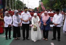 Dukung Kediri City Tourism, Mbak Wali Serahkan 200 Becak Listrik Bantuan Presiden Prabowo Subianto