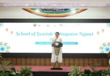 School Of Syariah di Kab.Ngawi, OJK Kediri Terus Perkuat Literasi Keuangan Syariah Sejak Dini