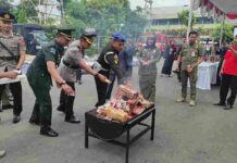 Pemkab Kediri Musnahkan Ribuan Rokok Ilegal Hasil Operasi Gabungan