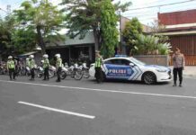 Sinergi TNI-Polri dan Pemkot, Patroli Skala Besar Amankan May Day di Kota Kediri