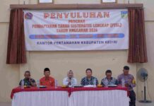 Kejaksaan Kab.Kediri Sosialisasi Tentang PTSL, Siap Tindak Tegas Pelanggaran Dalam Pelaksanaannya
