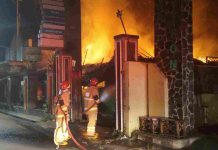 Kebakaran Puskesmas Tiron Kediri, 4 Armada Gabungan dikerahkan atasi Si Jago Merah