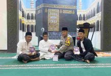Masjid Al Haromain Desa Wonosobo, Terima Donasi Al-Qur’an dari Kapolresta Banyuwangi