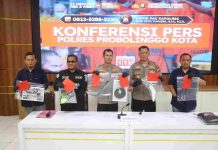 Polisi Ringkus 5 Pemuda Pelaku Pelemparan Bondet di Probolinggo