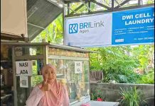 Pemilik Dwi Cell dan Laundry di Kediri yang Sukses Kembangkan Usaha dari KUR BRI hingga Jadi BRILink Agen
